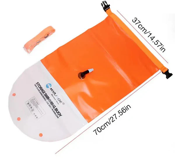 Boya Inflable 25 Litros Natación en Aguas Abiertas | Marjaqe