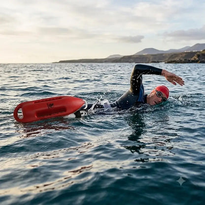 Boya Torpedo de Natación Sharka - Rescate y Aguas Abiertas PVC